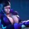 Bİg Boobs Juri Han With Music (Street Fighter V)