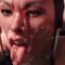 Kitana Sucks Juicy Dick, Her Face is full of Cum